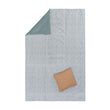Picknickdecke Mallur Grüngrau & Naturweiß & Grüngrau, 100% Baumwolle & 100% Polyester | Hochwertige Wohnaccessoires
