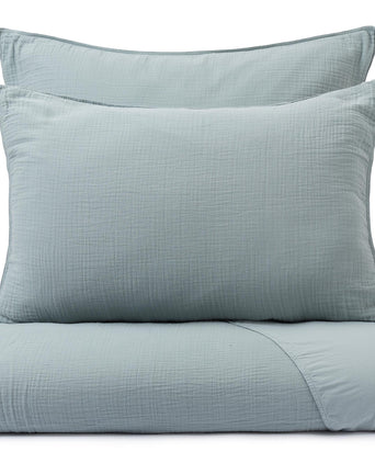 Musselin-Kissenbezug Manisa [Helles Grüngrau]