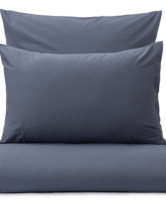 Baumwoll-Kissenbezug Mata [Dunkles Blaugrau]