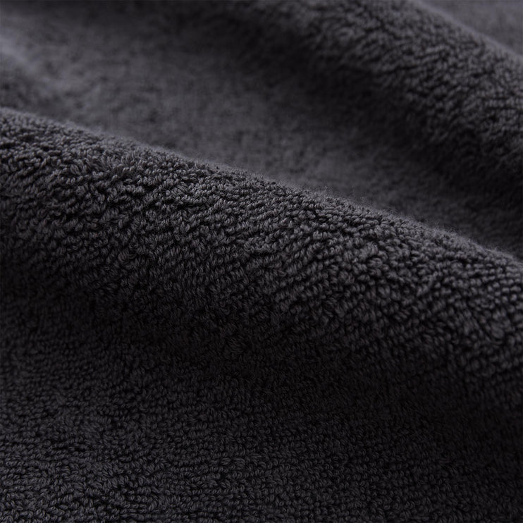 Handtuch Merouco Anthrazit, 100% Bio-Baumwolle | URBANARA Baumwoll-Handtücher
