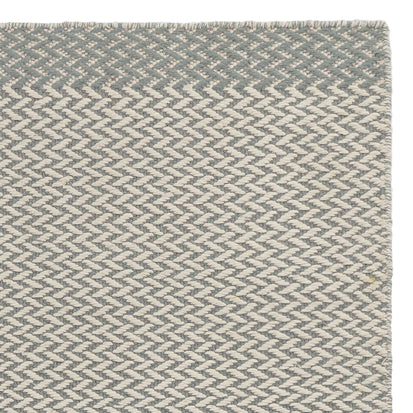 Teppich Modiya, Helles Graugrün & Elfenbein, 100% Wolle