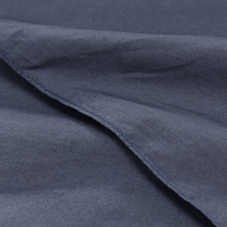 Kissenbezug Moledo Dunkles Graublau, 100% Bio-Baumwolle | URBANARA Perkal-Bettwäsche