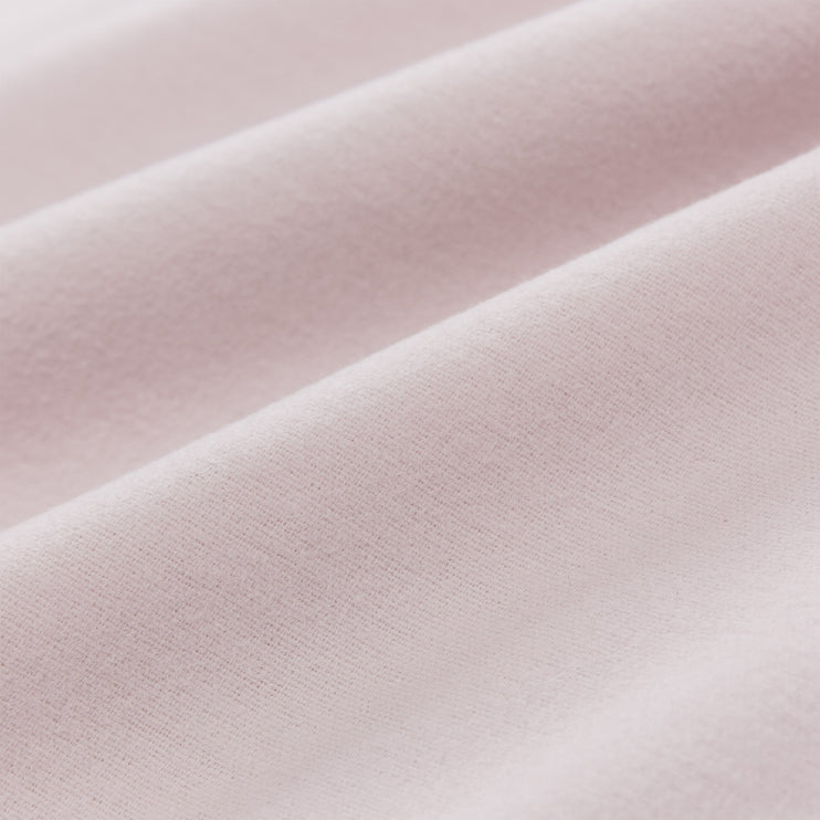 Flanell-Bettwäsche Montrose Zartrosa, 100% Baumwolle | Hochwertige Wohnaccessoires