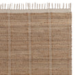 Teppich Nari Natur & Weiß, 100% Jute