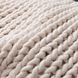 Decke Neiva, Eierschale-Melange, 100% Baumwolle | URBANARA Baumwolldecken