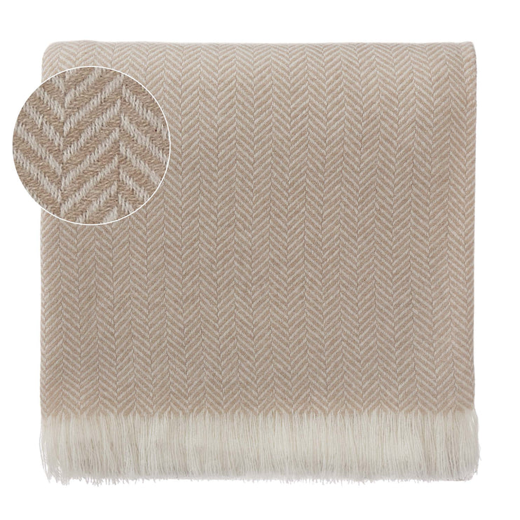 Kaschmirdecke Nerva [Beige/Creme]