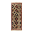 Jute-Läufer Nohar Rostorange & Sand & Olivgrün, 100% Jute | URBANARA Läufer