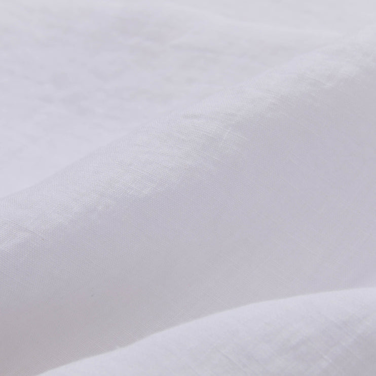 Kissenbezug Olhos, Weiß, 100% Leinen | Hochwertige Wohnaccessoires