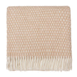 Wolldecke Osele [Beige & Eierschale]