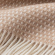 Wolldecke Osele [Beige & Eierschale]