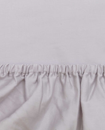 Oufeiro fitted sheet, light grey, 100% organic cotton