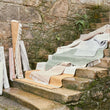 Teppich Tumla, Ocker & Naturweiß & Natur, 100% Recyceltes PET | Hochwertige Wohnaccessoires