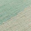 Teppich Pala, Grüngrau & Helles Grüngrau & Naturweiß, 100% Baumwolle | URBANARA Baumwollteppiche