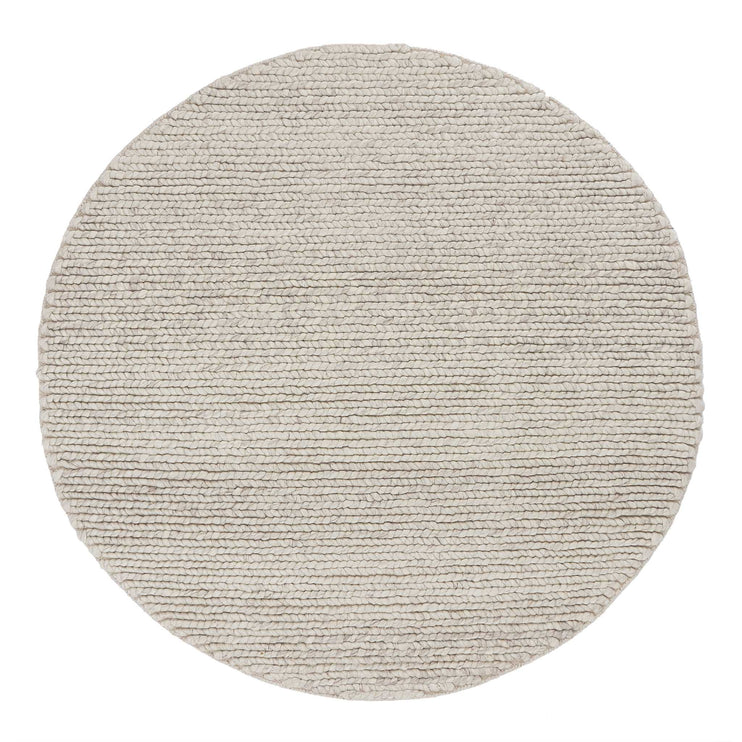 Teppich Palama Eierschale-Melange, 50% Wolle & 50% Viskose | URBANARA Wollteppiche