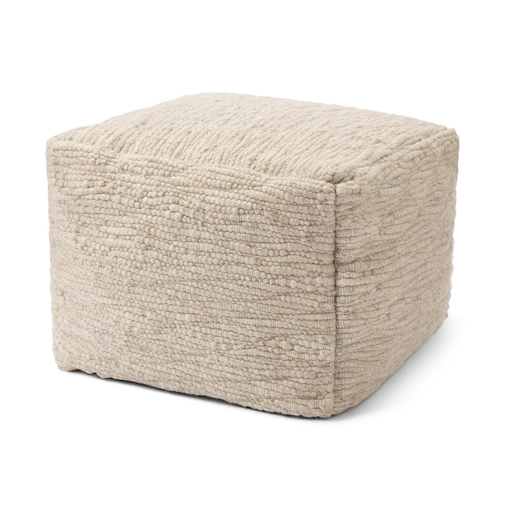 Pouf Palani [Naturweiß]