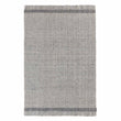 Teppich Palasi Grau-Melange & Anthrazit-Melange, 70% Wolle & 30% Polyester | URBANARA Wollteppiche