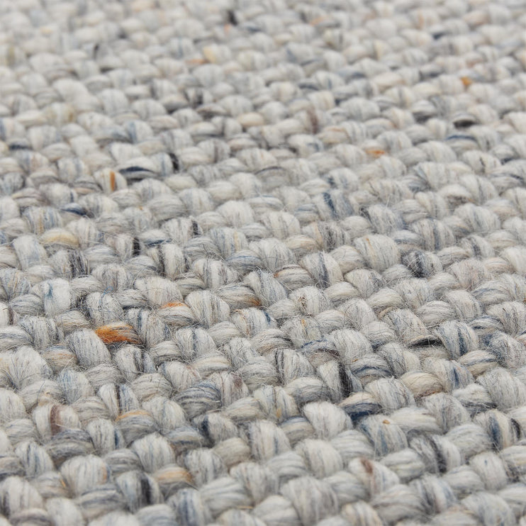 Teppich Palasi Grau-Melange & Anthrazit-Melange, 70% Wolle & 30% Polyester | Hochwertige Wohnaccessoires