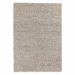 Teppich Panchu Silbergrau & Grau, 45% Wolle & 45% Viskose & 10% Baumwolle | URBANARA Wollteppiche