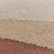 Teppich Pawai in Helles Terrakotta & Stroh & Naturweiß aus 100% Wolle