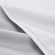 Kissenbezug Peral Weiß & Grau, 100% Baumwolle | URBANARA Perkal-Bettwäsche