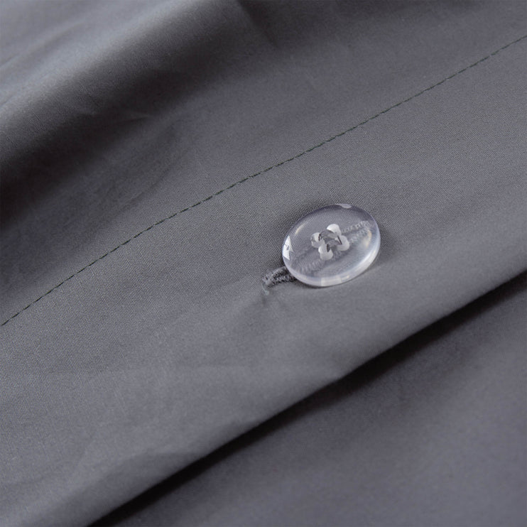 Perkal-Bettwäsche Perpignan Grau, 100% gekämmte Baumwolle | Hochwertige Wohnaccessoires