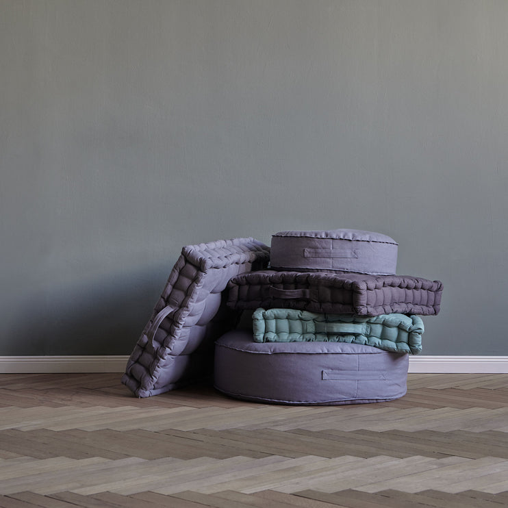 Pouf Nashik in Taubenblau | Schöne Ideen für Ihr Zuhause | URBANARA