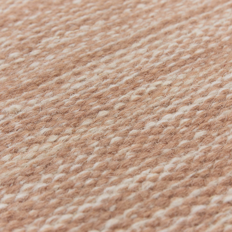 Teppich Pugal, Blasses Rosa , 100% Wolle | URBANARA Wollteppiche
