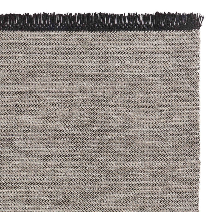 Wollteppich Pugal Sand-Melange & Schwarz, 100% Wolle