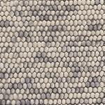 Ravi Runner grey melange, 80% wool & 20% cotton | High quality homewares