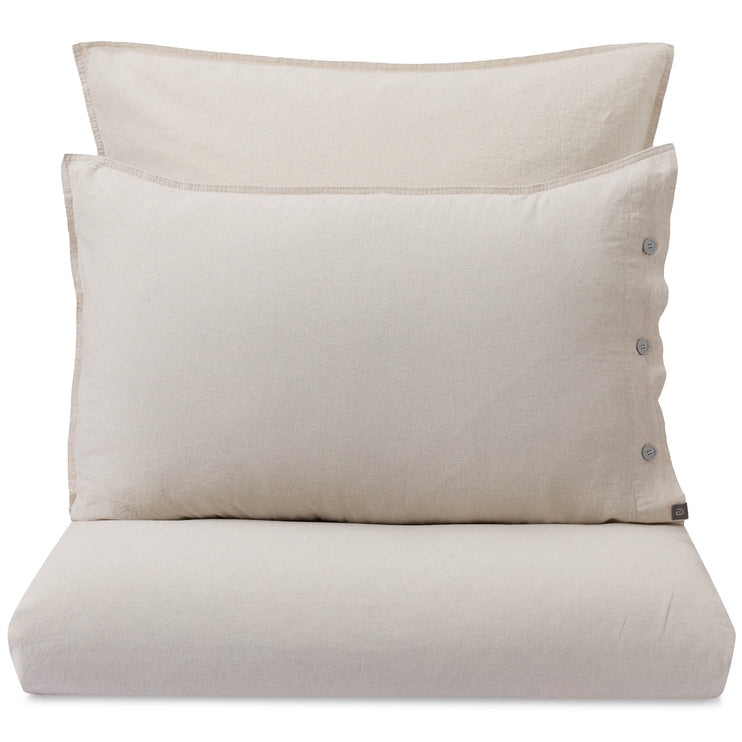 Bettdeckenbezug Ravia Natur, 50% Recyceltes Leinen & 50% Baumwolle
