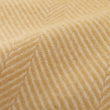 Wolldecke Salantai Senfgelb & Creme, 100% Schurwolle | URBANARA Wolldecken