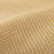 Wolldecke Salantai Senfgelb & Creme, 100% Schurwolle | URBANARA Wolldecken