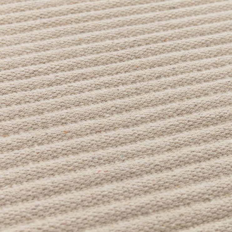 Teppich Salasar, Naturweiß, 100% Baumwolle | Hochwertige Wohnaccessoires