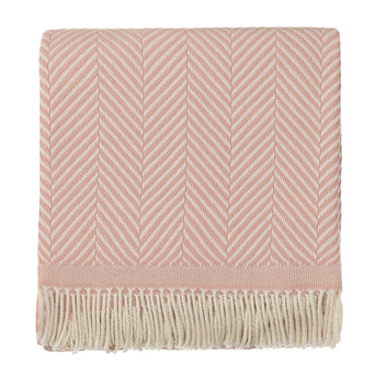 Salla Wool Blanket rouge & cream, 100% new wool