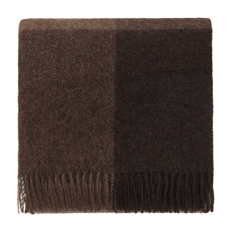 Alpakadecke Salos Braun, 50% Alpakawolle & 50% Lammwolle
