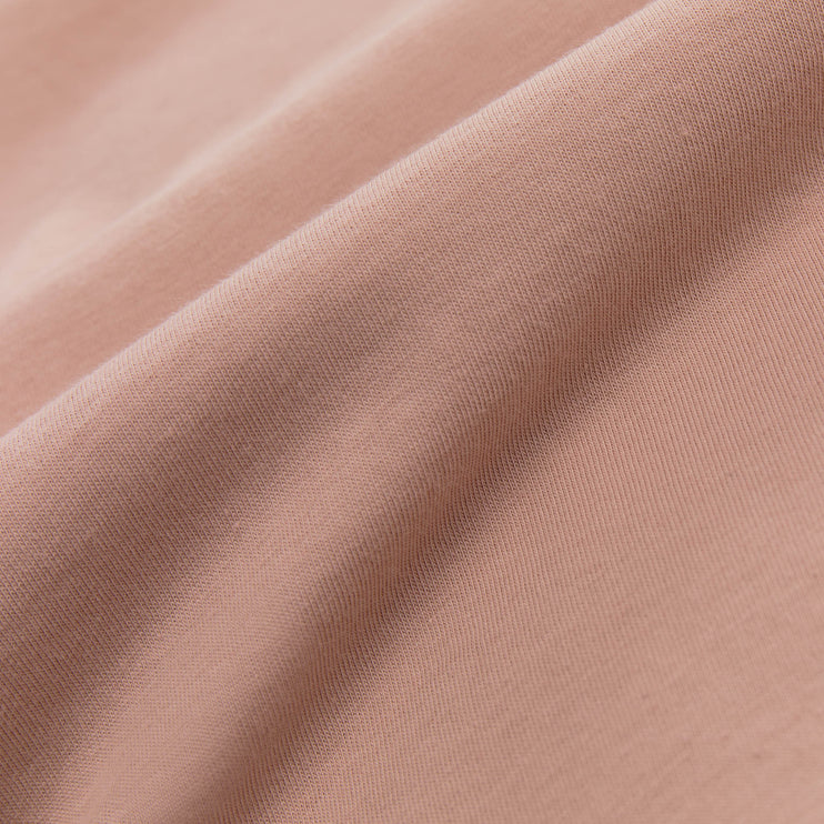 Kissenbezug Samares, Blasses Rosa , 100% Baumwolle | URBANARA Jersey-Bettwäsche