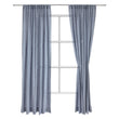 Vorhang Sameiro, Dunkles Graublau, 100% Leinen