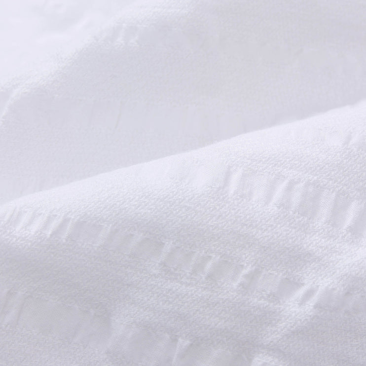 Bettdeckenbezug Serras, Weiß, 64% Baumwolle & 36% Leinen | Hochwertige Wohnaccessoires