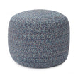Pouf Shopal, Blau, 100% Baumwolle