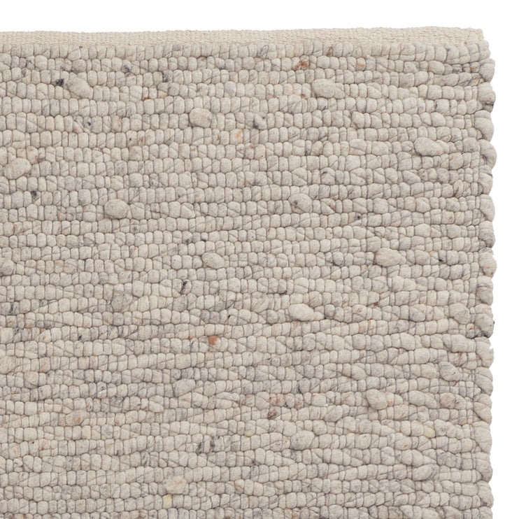 Teppich Sihora Sand-Melange, 60% Wolle & 40% Baumwolle