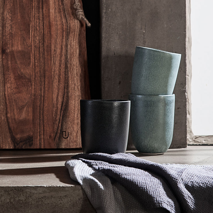 Becher-Set Malhou in Schwarz | Schöne Ideen für Ihr Zuhause | URBANARA