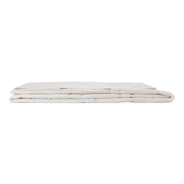 Bettdecke Solkan, Naturweiß, 100% Bio-Baumwolle | Hochwertige Wohnaccessoires