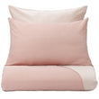 Satin-Bettwäsche Soure Altrosa & Naturweiß, 100% Baumwolle