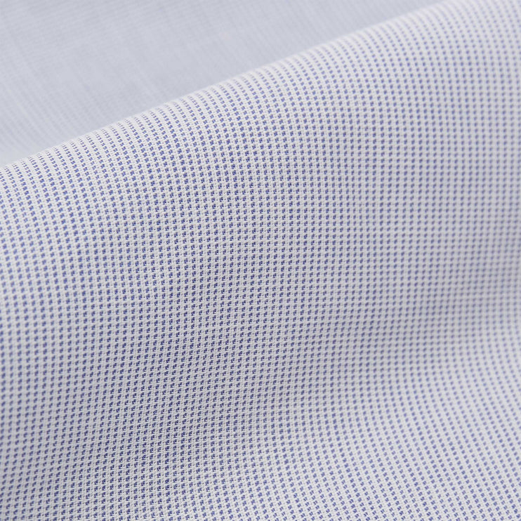 Spannbettlaken Sousa Blau & Weiß, 100% Baumwolle | URBANARA Spannbettlaken