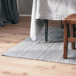 Teppich Patan Grau-Melange, 80% Wolle & 20% Bio-Baumwolle | Hochwertige Wohnaccessoires