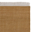 Tadali Wollteppich Ocker & Eierschale, 70% Wolle & 30% Viskose