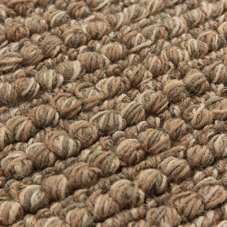 Jute-Läufer Telanga [Natur & Blasses Olivegrün & Elfenbein]