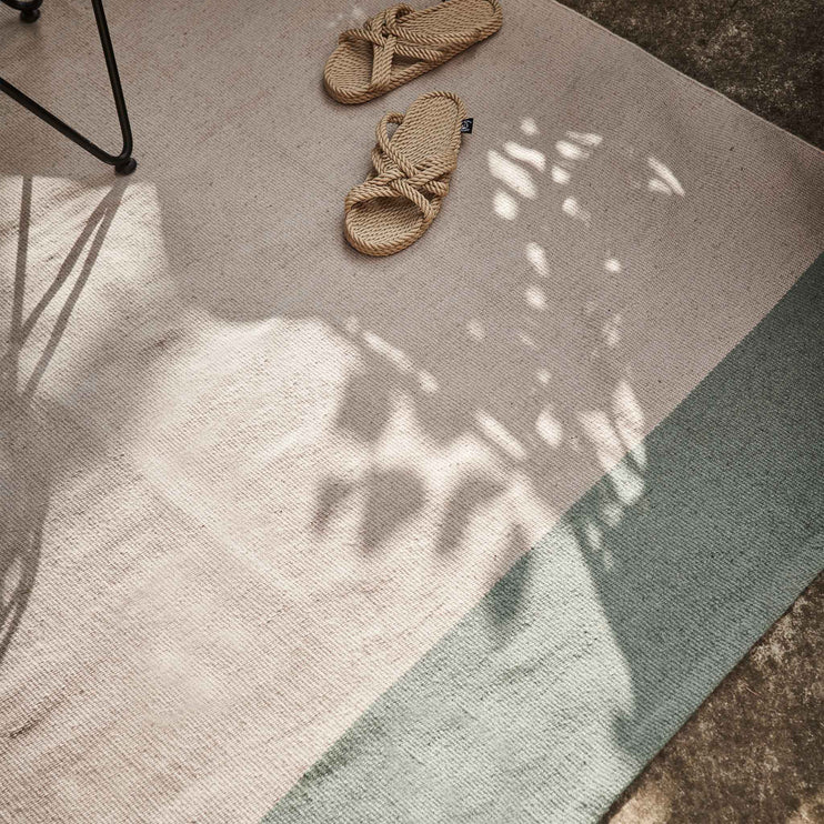 Outdoor-Teppich Padra [Graugrün/Grau/Schlamm]