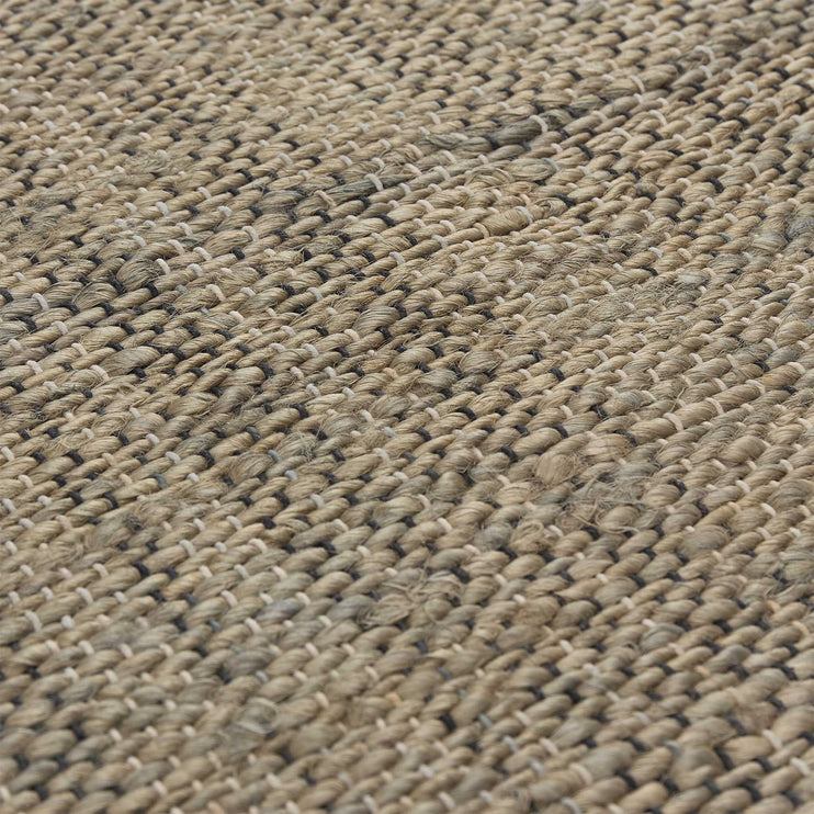 Teppich Tihuri Graugrün, 100% Jute | Hochwertige Wohnaccessoires