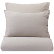 Bettdeckenbezug Tolosa Natur, 50% Leinen & 50% Baumwolle